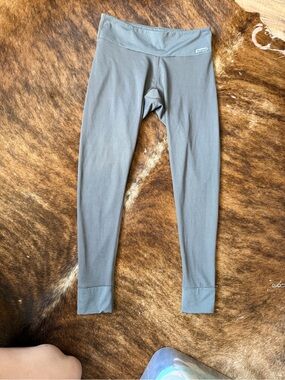 Simms Women’s Fly Fishing Thermal Leggings Base Layer- Gray-Size Medium